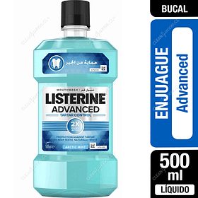 ENJUAGUE BUCAL LISTERINE ADVANCE 500 ML