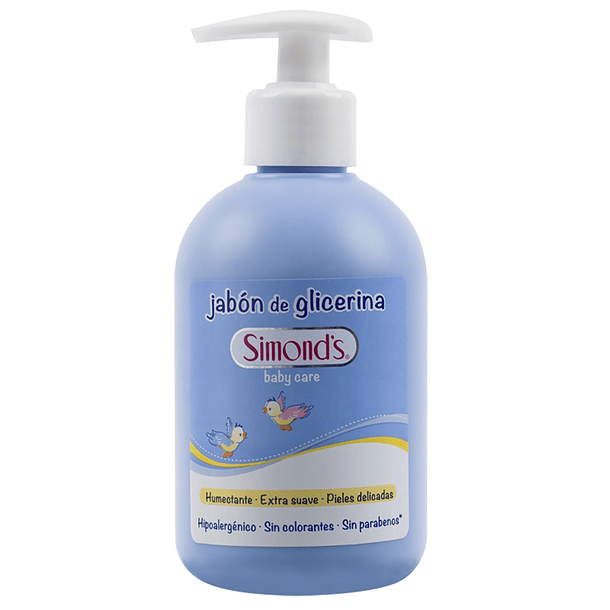 JABON LIQUIDO DE GLICERINA SIMONDS BABY CARE CON DISPENSADOR 340 ML