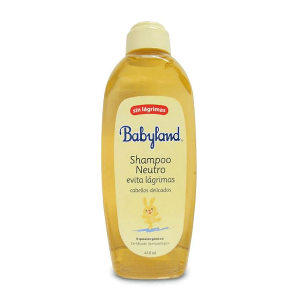 SHAMPOO BABYLAND EVITA LAGRIMAS NEUTRO 410 ML