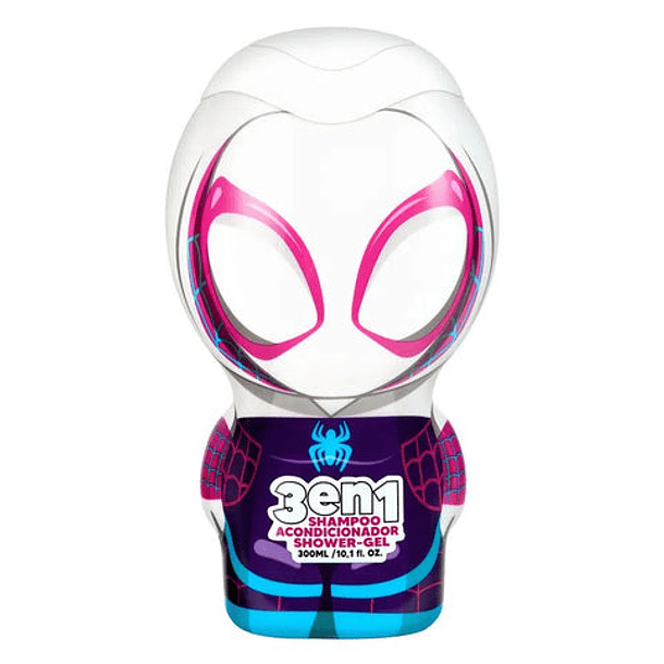 SHAMPOO SPIDERMAN 3 EN 1 BLANCO 300 ML