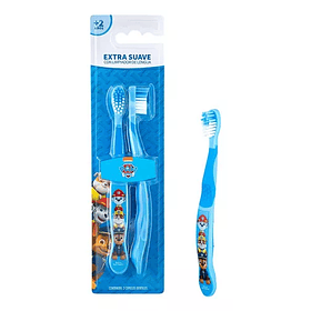 PACK DE CEPILLO DENTAL NIÑO PAW PATROL 