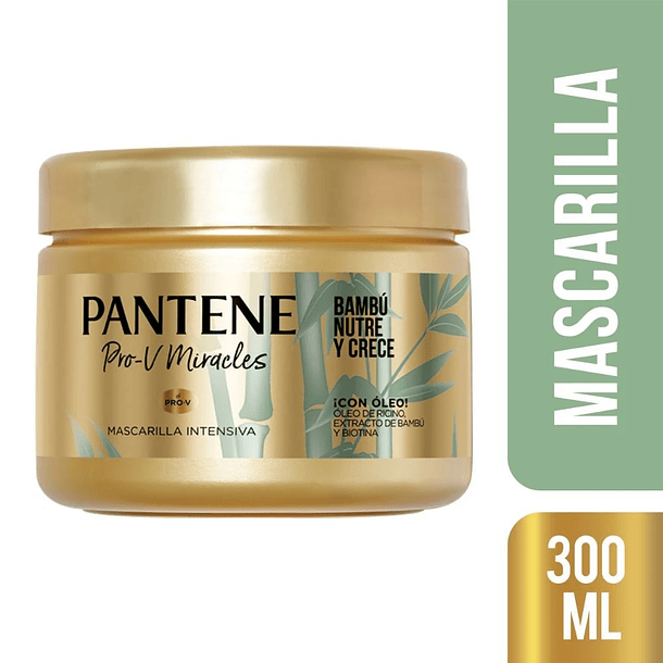 MASCARILLA CAPILAR PANTENE BAMBU 300 ML