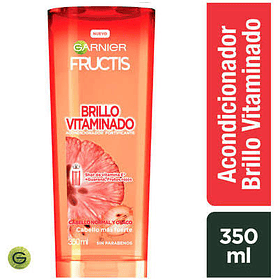 ACONDICIONADOR GARNIER FRUCTIS BRILLO VITAMINADO 350 ML 