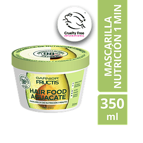 CREMA DE TRATAMIENTO GARNIER FRUCTIS HAIR FOOD AGUACATE NUTRICION 350 ML 