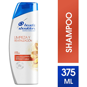 SHAMPOO HEAD & SHOULDERS LIMPIEZA Y REVITALIZACION 375 ML