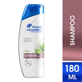 SHAMPOO HEAD & SHOULDERS DERMO SENSITIVE ALOE VERA 180 ML