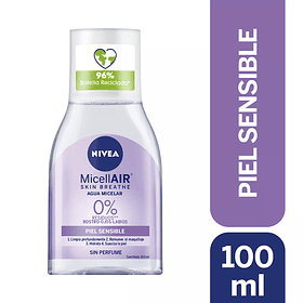 AGUA MICELAR NIVEA 3 EN 1 PIEL SENSIBLE 100ML