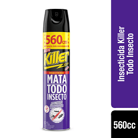 INSECTICIDA KILLER AEROSOL MATA TODO INSECTO 560 CC
