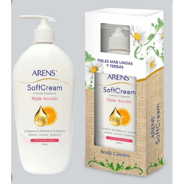 CREMA CORPORAL ARENS TRIPLE ACCIÓN 500 ML