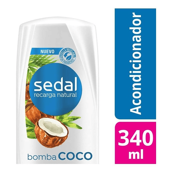 ACONDICIONADOR SEDAL BOMBA COCO 340 ML