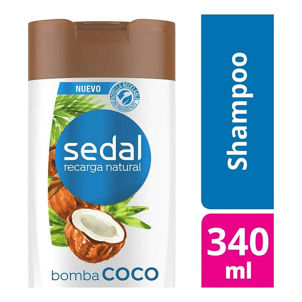 SHAMPOO SEDAL BOMBA COCO 340 ML