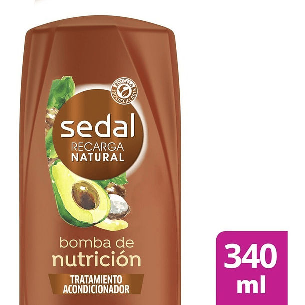 ACONDICIONADOR SEDAL BOMBA NUTRICION 340 ML