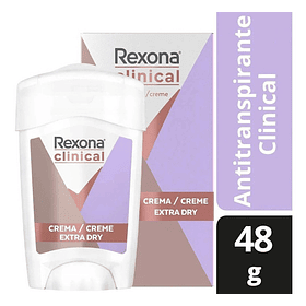 ANTITRANSPIRANTE CREMA REXONA CLINICAL WOMEN EXTRA DRY 48G