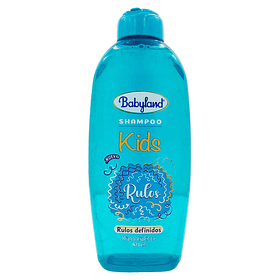 SHAMPOO BABYLAND KIDS RULOS 410 ML