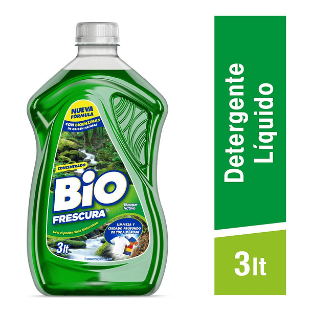 DETERGENTE LIQUIDO BIO FRESCURA BOSQUE NATIVO 3 LT 2