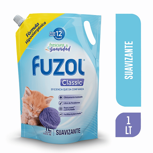 SUAVIZANTE FUZOL CLASICO 1 LT