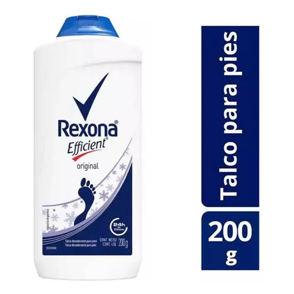 TALCO PARA PIES REXONA EFFICIENT 200 GR
