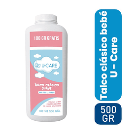 TALCO CORPORAL U-CARE CLASICO SUAVE 500 GR 