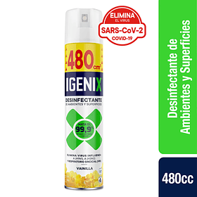 DESINFECTANTE SPRAY IGENIX VAINILLA 480 CM