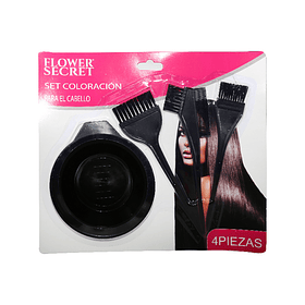 SET DE TINTURA 4 PZAS