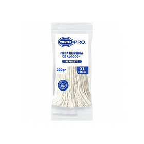 MOPA REDONDA DE ALGODÓN VIRUTEX PRO 300 GR 