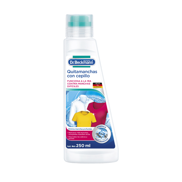QUITAMANCHAS PRELAVADO CON CEPILLO DR. BECKMANN 250 ML