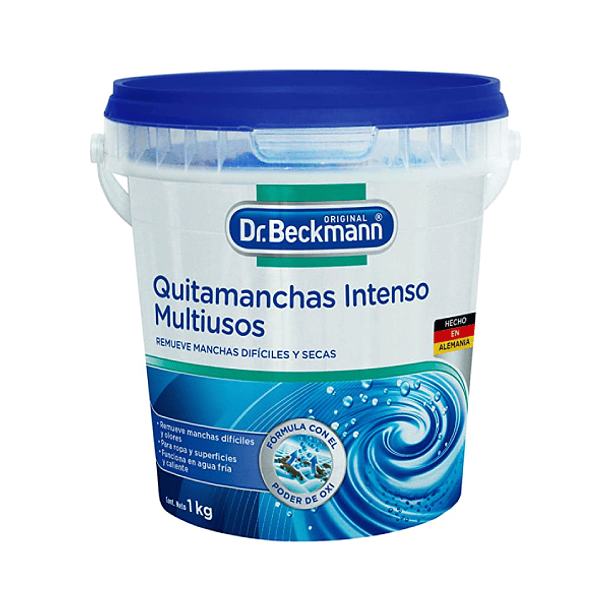 QUITAMANCHAS INTENSO MULTIUSOS DR. BECKMANN 1 KG.