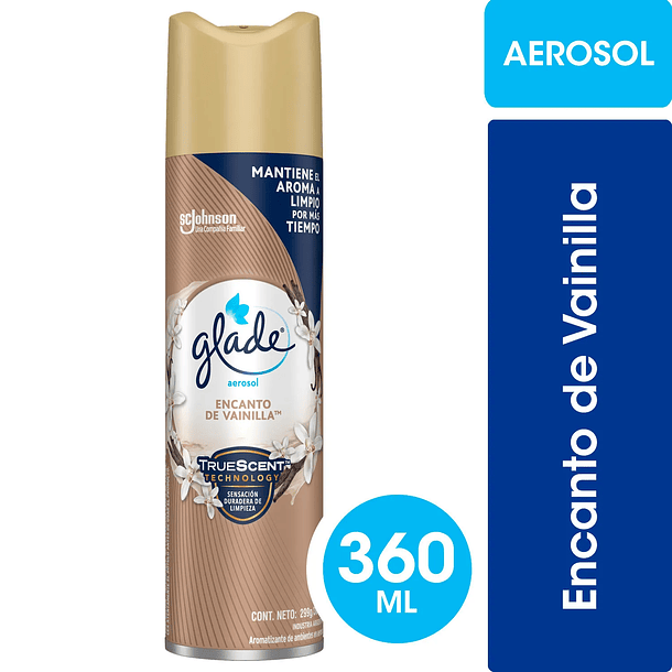 AMBIENTADOR GLADE ENCANTO DE VAINILLA 360 CC
