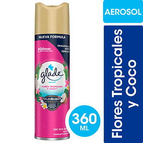 AMBIENTADOR GLADE FLORES TROPICALES Y COC 360 CC
