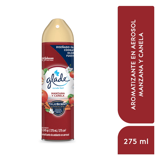 AMBIENTADOR GLADE MANZANA CANELA 275 CC
