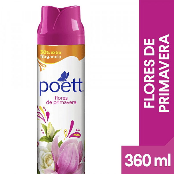 AMBIENTADOR EN AEREOSOL POETT PRIMAVERA 360 ML