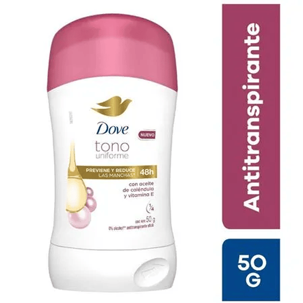 ANTITRANSPIRANTE BARRA DOVE WOMEN TONO UNIFORME 50G 