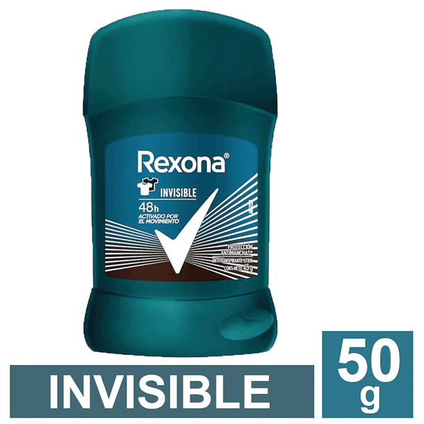 ANTITRANSPIRANTE BARRA REXONA MEN INVISIBLE 50G 