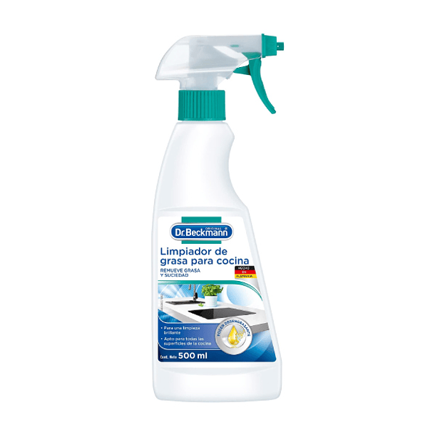 LIMPIADOR DE GRASA PARA COCINA DR. BECKMANN 500 ML