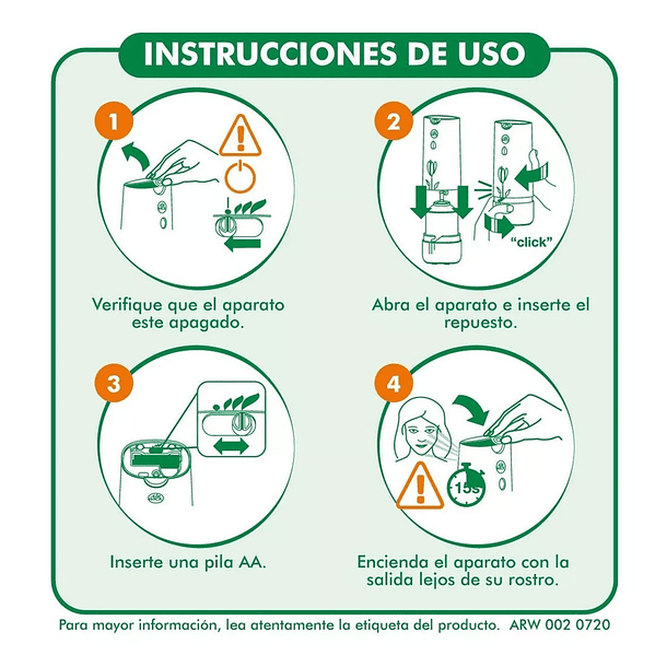 DIFUSOR ELECTRICO AIR WICK + REPUESTO VARIEDADES 3