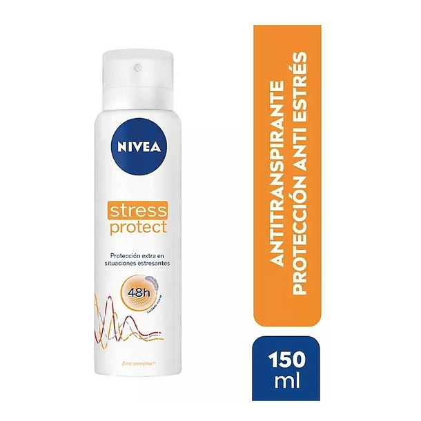ANTITRANSPIRANTE AEROSOL NIVEA WOMEN STRESS PROTECT 150 ML 1