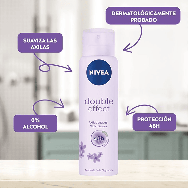 ANTITRANSPIRANTE AEROSOL NIVEA WOMEN DOUBLE EFFECT 150 ML 2