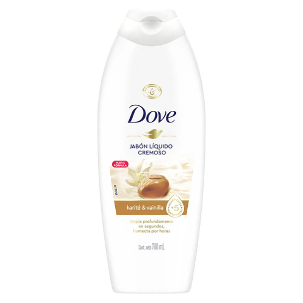 JABÓN LIQUIDO DOVE CREAM KARITE Y VAINILLA 700 ML 