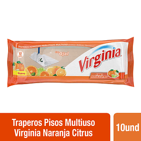 TRAPERO HUMEDO VIRGINIA NARANJA CITRUS 10 UN