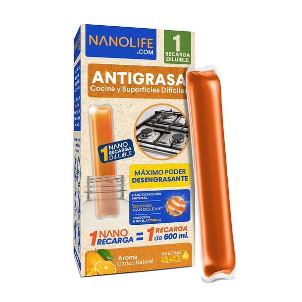 NANORECARGA DEYSA NANOLIFE ANTIGRASA CÍTRICO 1 UNID  1