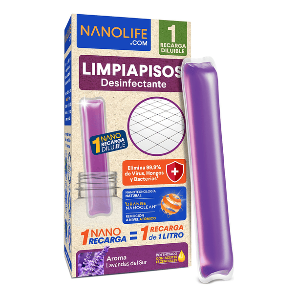 NANORECARGA DEYSA NANOLIFE LIMPIAPISOS LAVANDA 1 UNID  1