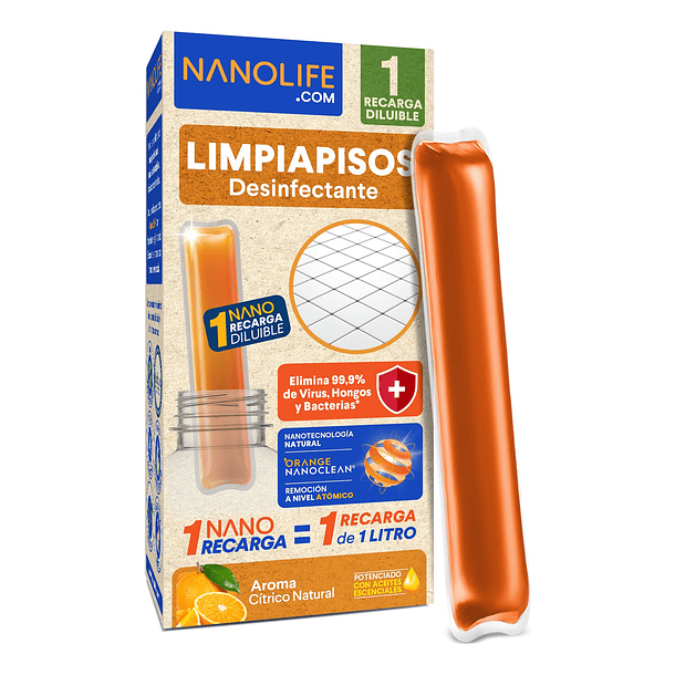 NANORECARGA DEYSA NANOLIFE LIMPIAPISOS CÍTRICO 1 UNID  1