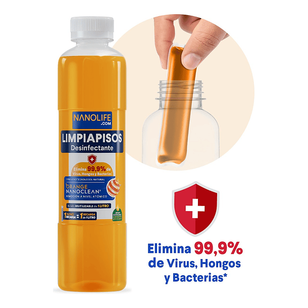 NANORECARGA DEYSA NANOLIFE LIMPIAPISOS CÍTRICO 1 UNID  2