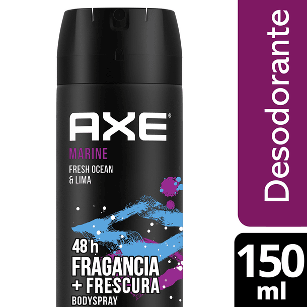 DESODORANTE BODY SPRAY AXE MARINE 150 ML 