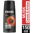 DESODORANTE BODY SPRAY AXE MUSK 150 ML  1