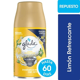 AMBIENTADOR GLADE REPUESTO AUTOMATICO LIMON REFRESCANTE 175 GR