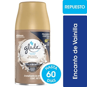 AMBIENTADOR GLADE REPUESTO AUTOMATICO ENCANTO DE VAINILLA 175 GR