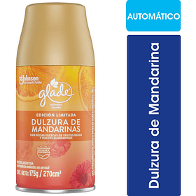 AMBIENTADOR GLADE REPUESTO AUTOMATICO DULZURA DE MANDARINAS 175 GR