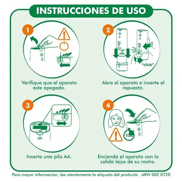 AMBIENTADOR AIR WICK REPUESTO AUTOMATICO CITRICOS 250 ML 3