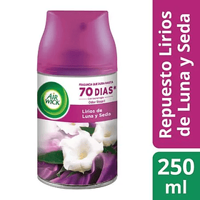 AMBIENTADOR AIR WICK REPUESTO AUTOMATICO LIRIOS DE LUNA Y SEDA 250 ML